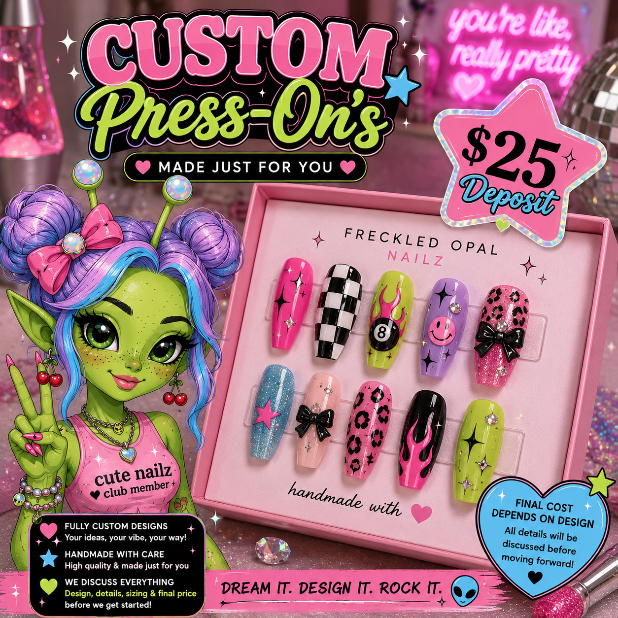 Custom Order Press On's