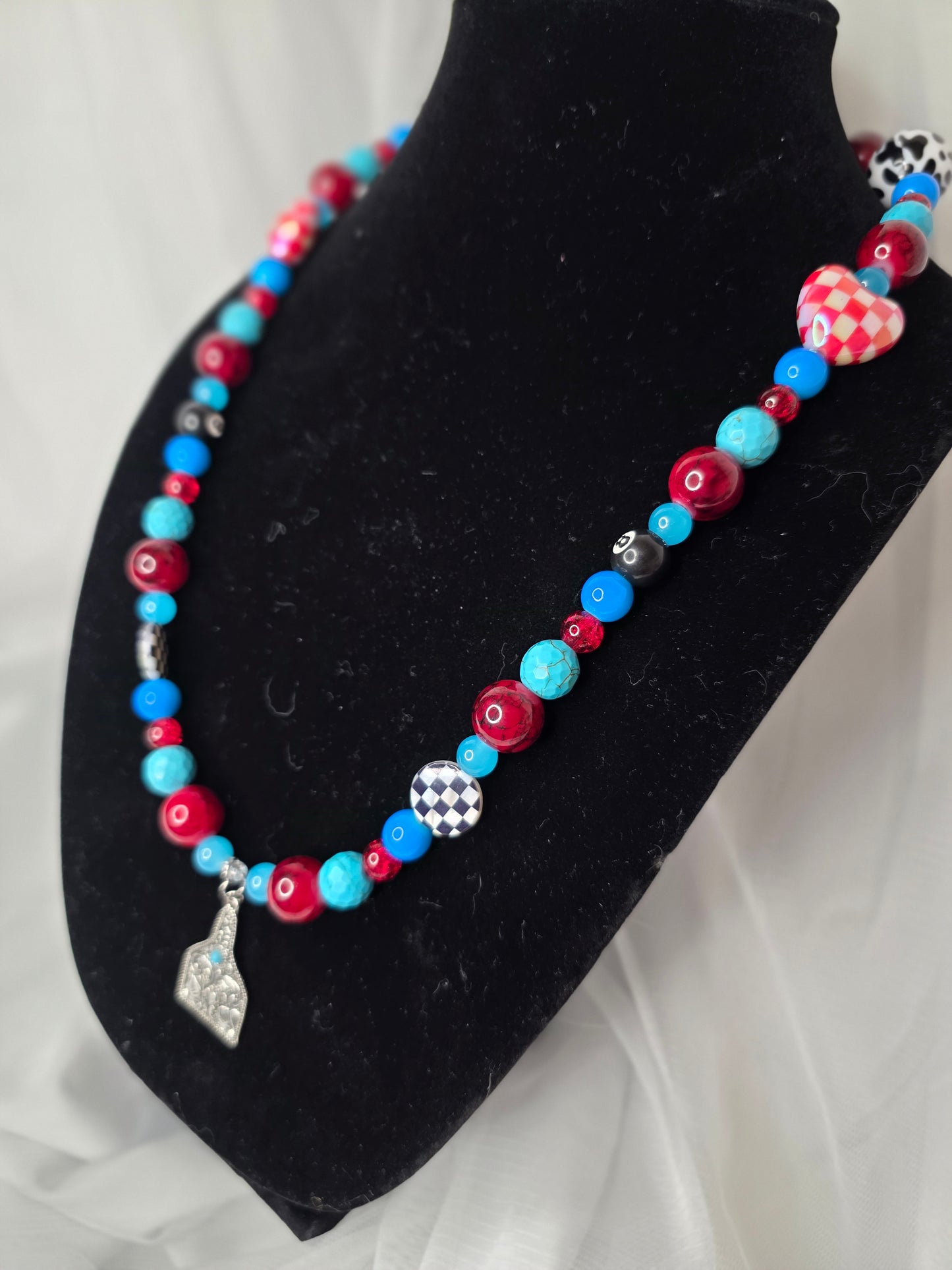 Lucky Girl Necklace 🎲💙❤️