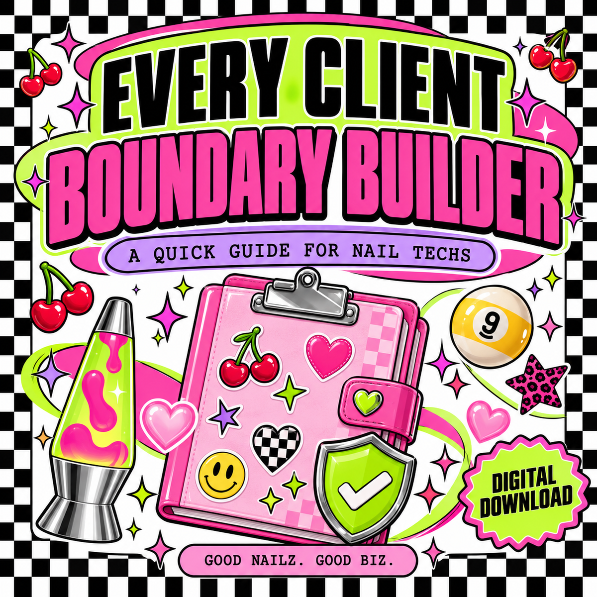 Every Client Boundary Builder| Nail Tech Worksheet