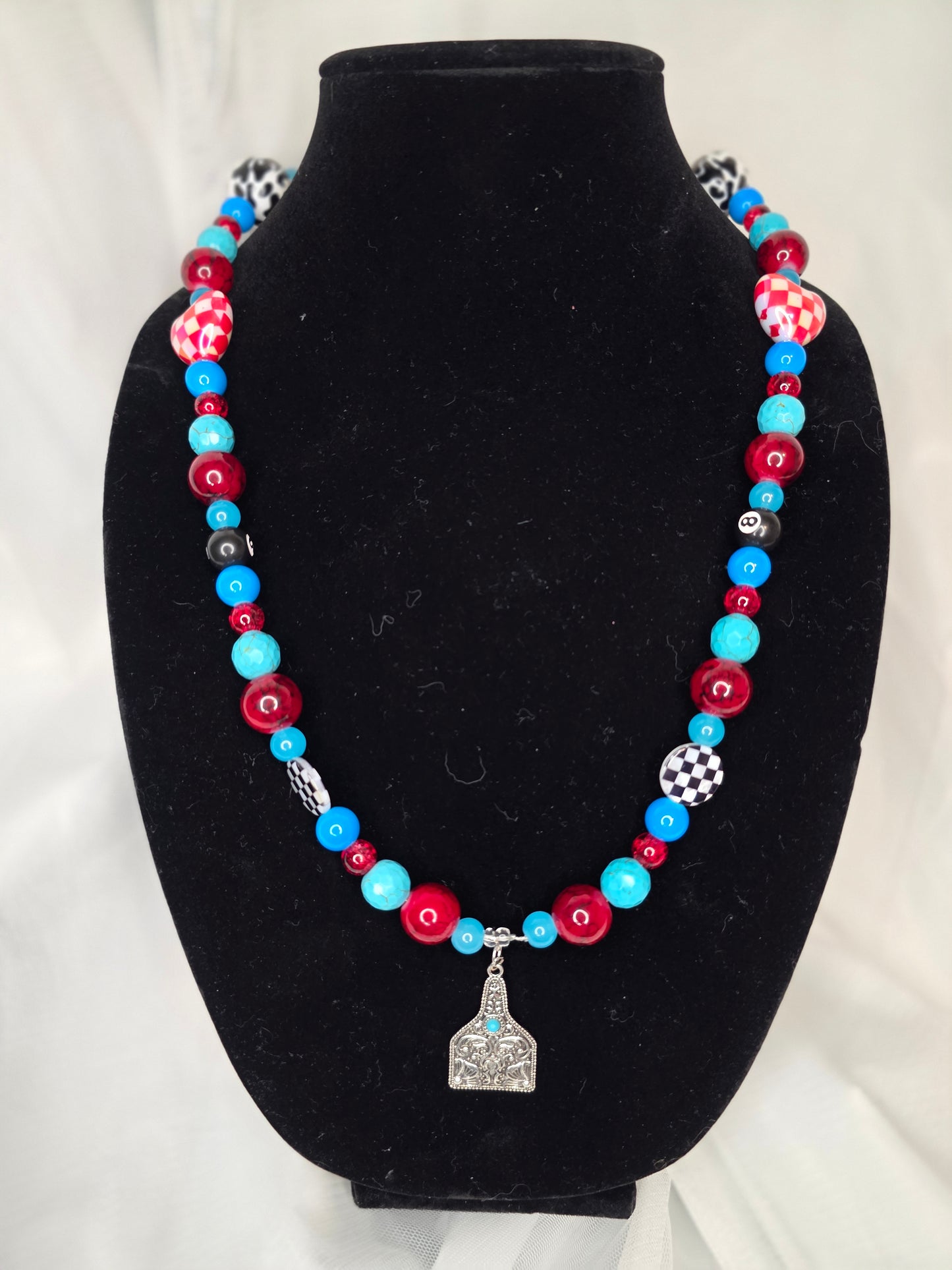 Lucky Girl Necklace 🎲💙❤️