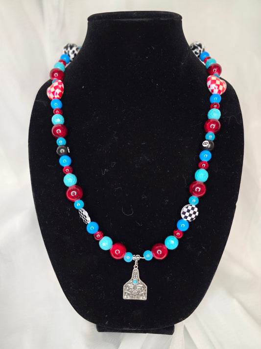 Lucky Girl Necklace 🎲💙❤️