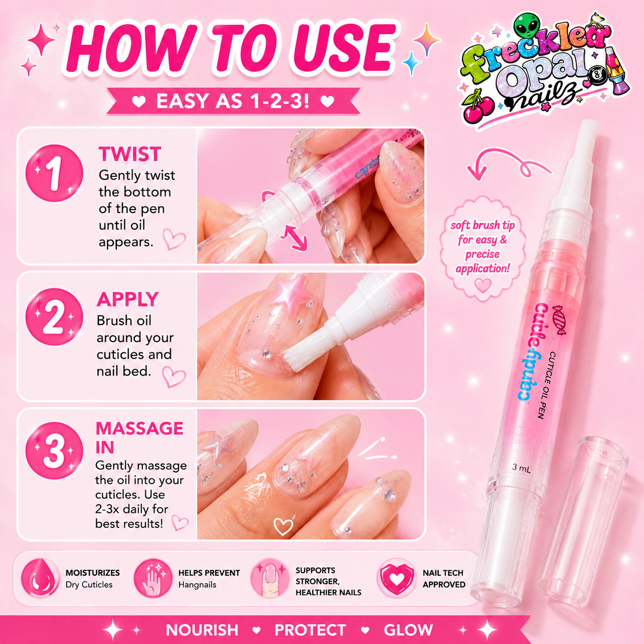 Cuticle Candy™ Nourishing Cuticle Oil 🍬