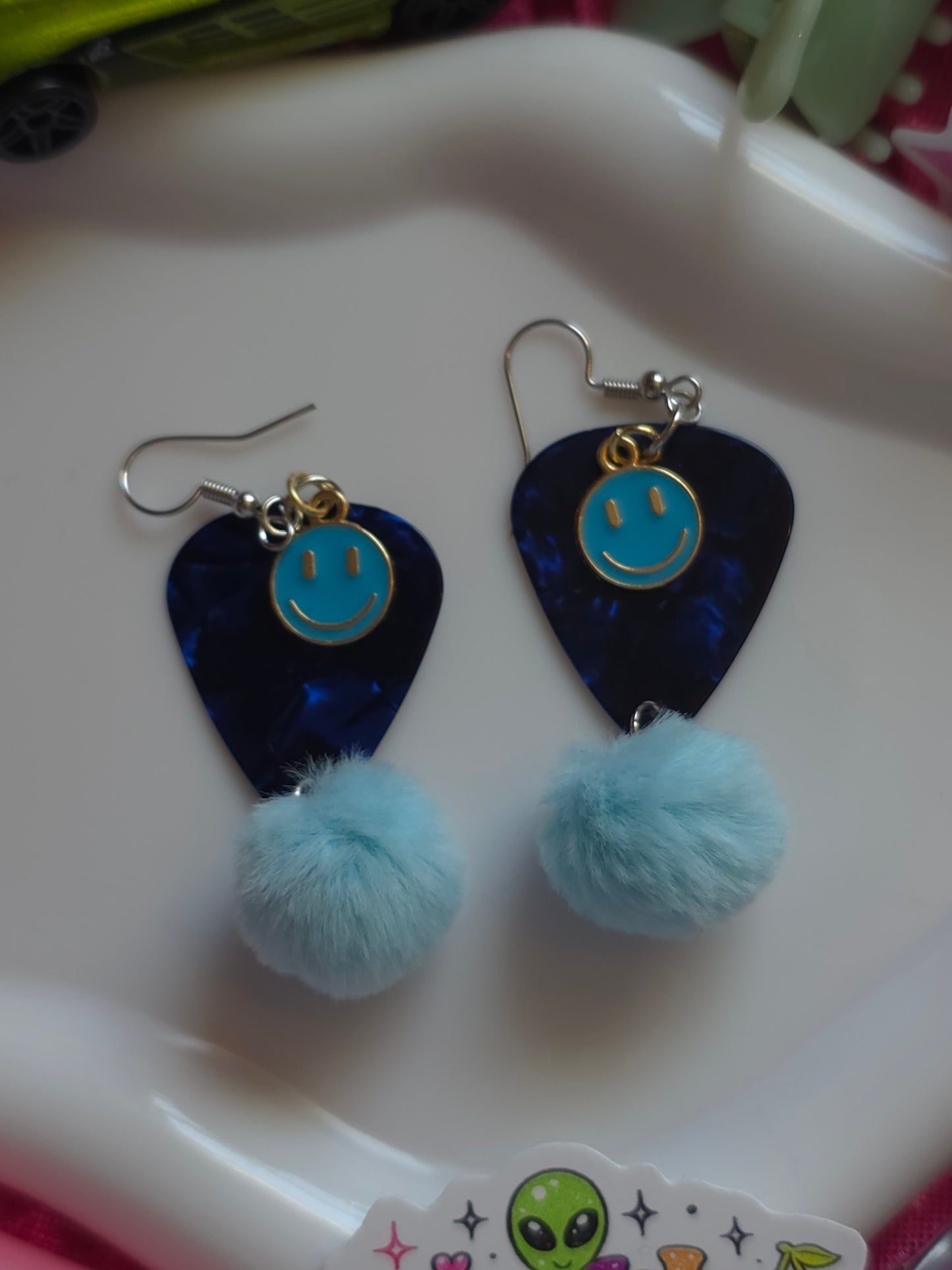 Blue Mood Earrings 💙😊