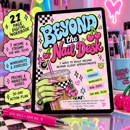 7 Income Streams for Nail Techs | Digital Workbook