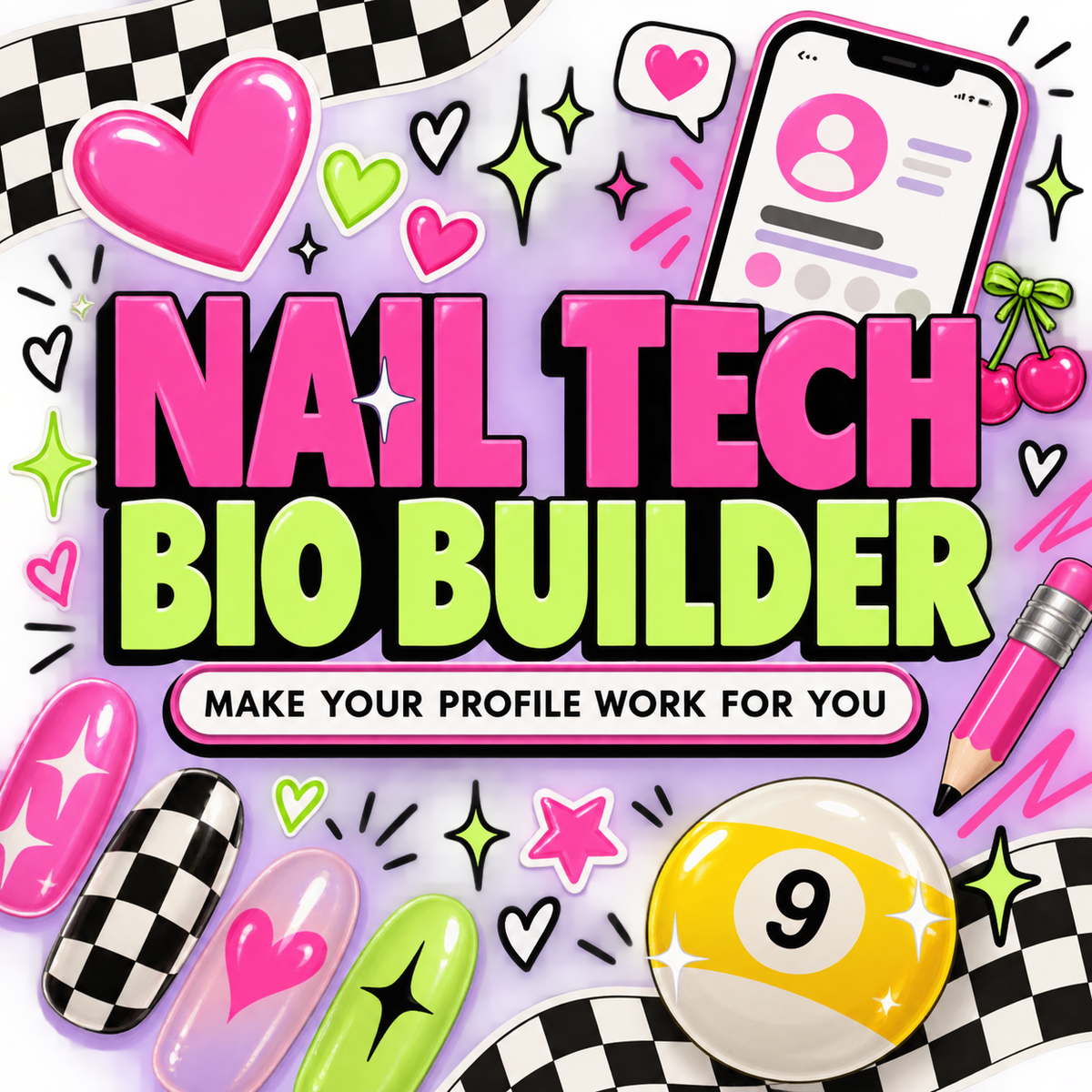 NAIL TECH BIO BUILDER | Nail Tech Worksheet